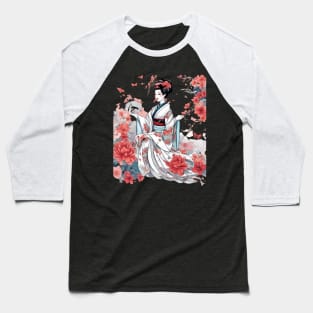 Japanese Maiko Baseball T-Shirt